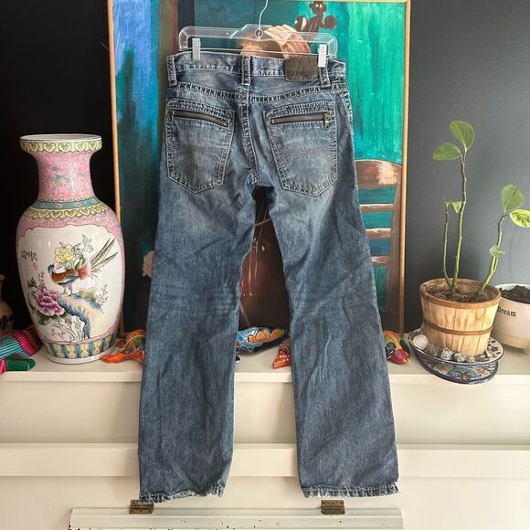 Y2K Express Men's Relaxed Jeans - Distressed Blue 30 x 30 - Picture 16 of 16